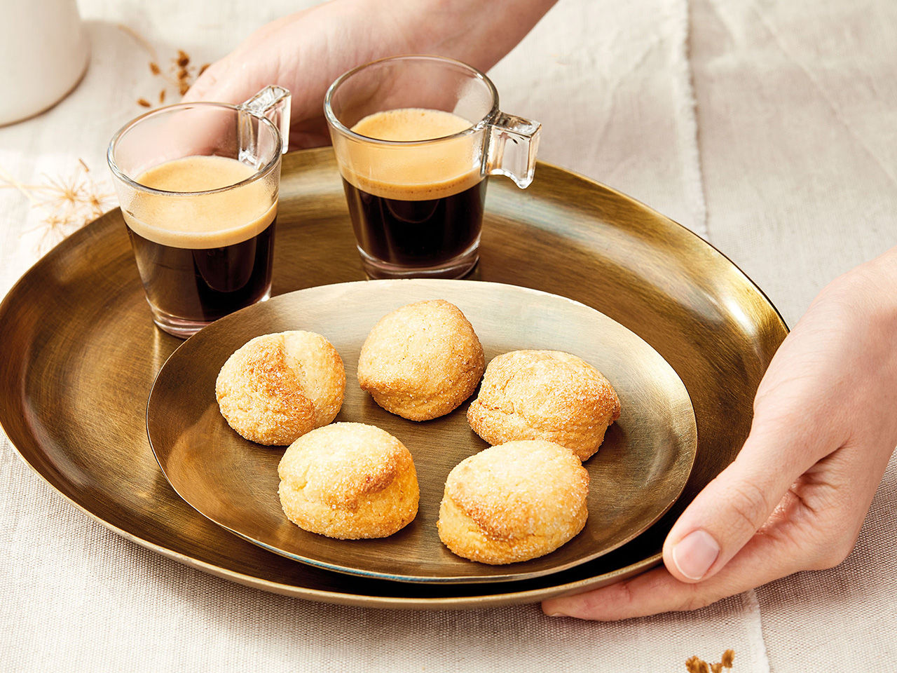 Amaretti avec le café